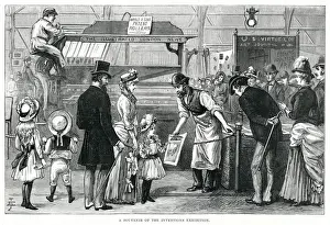 1885 Prints: Illustrated London News, Harrild & Sons roller printer 1885 Illustrated London