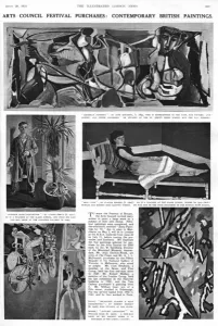 Landscape Prints: Illustrated London News page, 1951