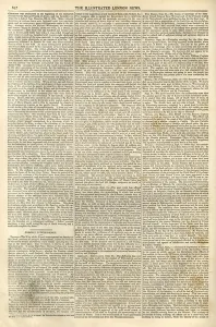 Type Prints: Illustrated London News page 2, 1st October 1842