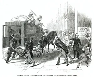 Collection Prints: The Illustrated London News - post office van 1845
