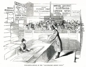 Room Prints: The Illustrated London News - publishing office 1843