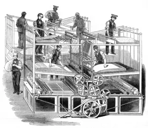 Printers Prints: The Illustrated London News steam printing machines