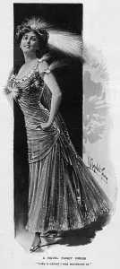 Actresses Prints: Illustration of Marie Tempest in the Tatler