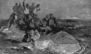 Titanic Prints: An illustration of the last moments of the Titanic