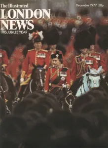 1977 Prints: ILN front cover of Queen Elizabeth IIs silver jubilee