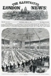 Pavilion Prints: ILN front cover - Shakespeare commemoration banquet