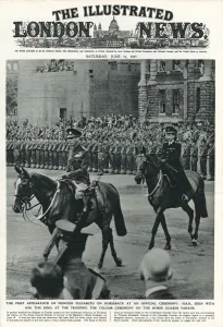 June Prints: ILN cover, Trooping the Colour 1947