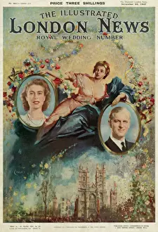 1947 Prints: ILN Royal Wedding Number November 1947 by Terence Cuneo