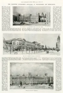Westminster Prints: images of projected government buildings