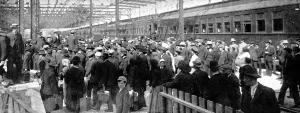 December Prints: Immigrants arriving at Winnipeg, Canada, 1909