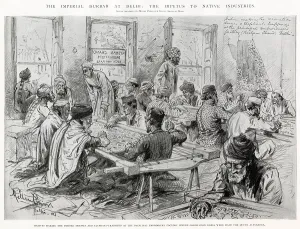 Edward Prints: Imperial Durbar at Delhi, Impetus to Native Industries