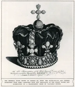 Monarchs Prints: Imperial State Crown of George III, was crowned 1761