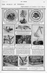 Improvements Prints: Improvements at Londons cycle shows, 1900