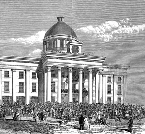 Richmond Prints: Inauguration of Jefferson Davis as President, 1861