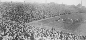 Rugby Prints: Inauguration of the new rugby ground at Murrayfield, Scotland