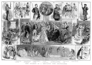 Traditions Prints: Incidents of a debutantes first drawing room