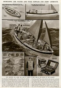 G H Davis Illustrations Prints: Increasing supplies for lifeboats by G. H. Davis