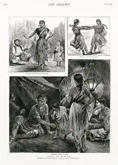 Steps Prints: India in London - sketches at the Indian Village at Portland Hall, Langham Place