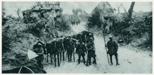 Cavalry Prints: The Indian cavalry in action in France 1916