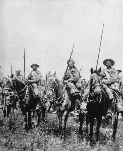 Cavalry Prints: The Indian cavalry in action in France