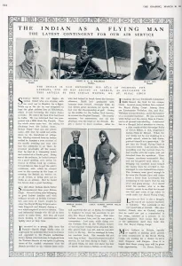 Indian Prints: The Indian as a Flying Man, WW1