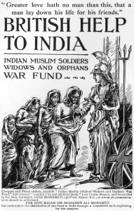 Britannia Prints: Indian Muslim soldiers Widows and Orphans War Fund