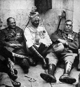 Resting Prints: Indian officers resting after the 1937 Coronation