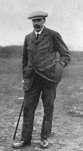 Golf Prints: (insert)Golfer James Braid at Walton Heath Golf Club