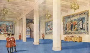 Images Dated 15th February 2012: Inside the annexe at Westminster Abbey - George VI Coronatio