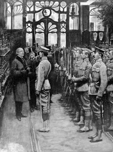 Department Prints: Inspection of Territorials at Harrods, London, 1909