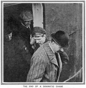 Walter Prints: Inspector Dew leaving the Laurentic