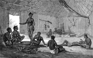 Fought Prints: Interior of an Ashanti hut sketched before the 2nd Ashanti W