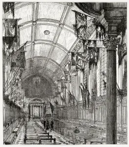 Hospital Prints: Interior of the Chapel of the Royal Hospital Chelsea, London
