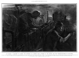 Firing Prints: Interior of a French tank in World War One