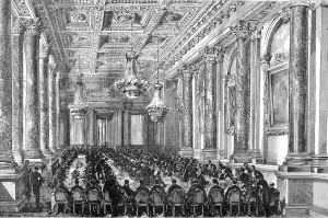 Taking Prints: Interior of Goldsmiths Hall, London, 1884