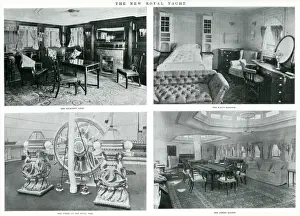 Room Prints: Interior of New Royal Yacht - HMY Victoria and Albert 1901