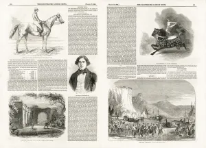 Manchester Prints: Interior pages of The Illustrated London News, 1849