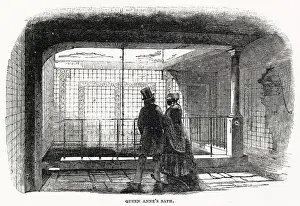 Interior Prints: Interior of Queen Anne's Bath