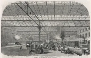 Platforms Prints: Interior, Victoria Station, London