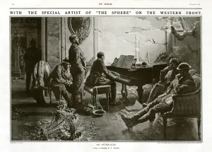 Singing Prints: An Interlude, by Fortunino Matania