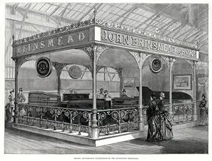 Manufacturer Prints: International Exhibition - John Brinsmead & Sons pianos 1885 International
