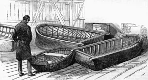 Horticultural Prints: Irish coracles