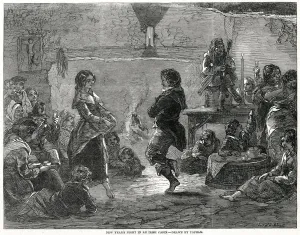 Folk Prints: IRISH JIG 1848