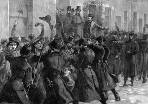 Arrest Prints: Irish Police / Crowd Scene