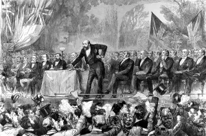 Standing Prints: Irish Unionist Meeting in London, 1886