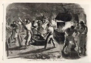 Metals Prints: Iron Forge in Workshop