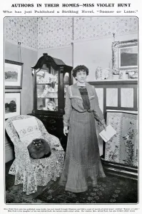 Interior Prints: Isobel Violet Hunt (1862 - 1942), British author and literary hostess