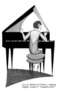 Deco Prints: Ivy St Helier singing at Chez Victor by Fish