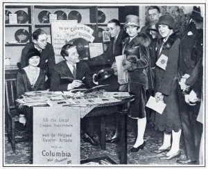 Store Prints: Jack Buchanan signing records