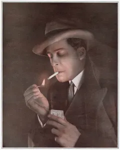 Cigarette Prints: Jack Buchanan smoking